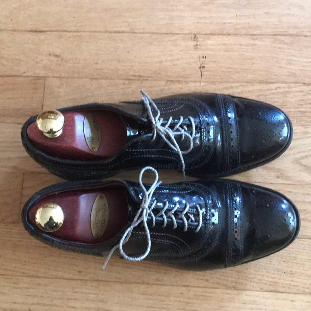 Allen Edmonds patent leather Strand